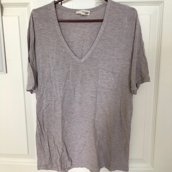 Wilfred Free V-Neck Mauve Pink Soft Tee